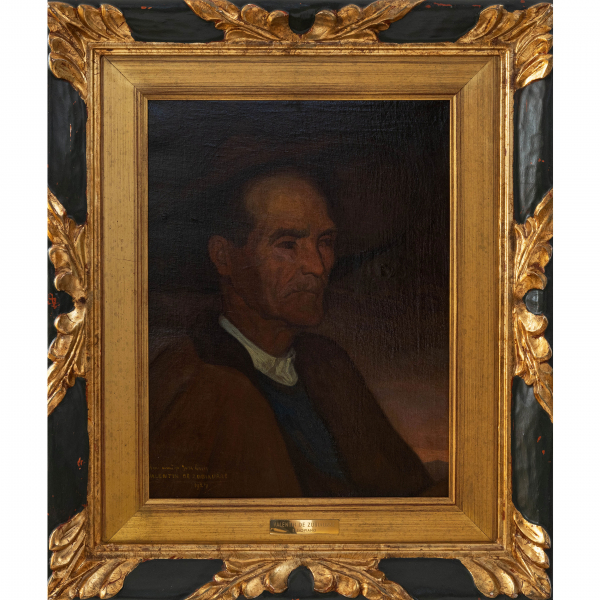&quot;Segoviano&quot;.  VALENTÍN DE ZUBIAURRE (Madrid, 1879-1963).   Técnica: Óleo/Lienzo