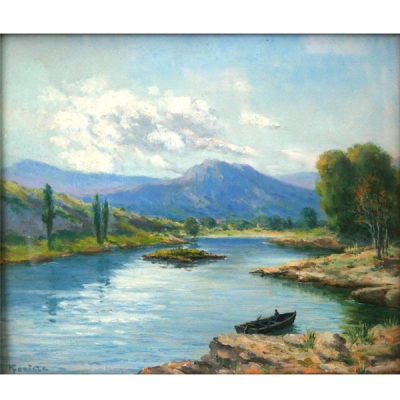 MIGUEL FORTEZA FORTEZA &quot;Nacimiento del Ebro&quot; Reinosa