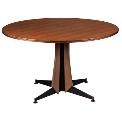 Mesa circular dise&ntilde;o del S.XX