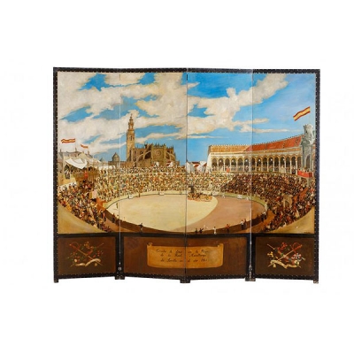 Miguel Castro. (XIX - XIX)  &quot;Corrida de toros en la Plaza de la Real Maestranza de Sevilla en el año 1865&quot;