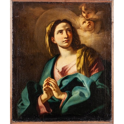 Escuela italiana S.XVII-XVIII "Virgen orante"