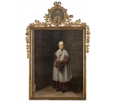 JOAQU&Iacute;N INZA (&Aacute;greda, Soria, 1736-Madrid, 1811)  Retrato de Don Pedro Jord&aacute;n de Urri&eacute;s y Fuenbuena, III Marqu&eacute;s de Ayerbe 
