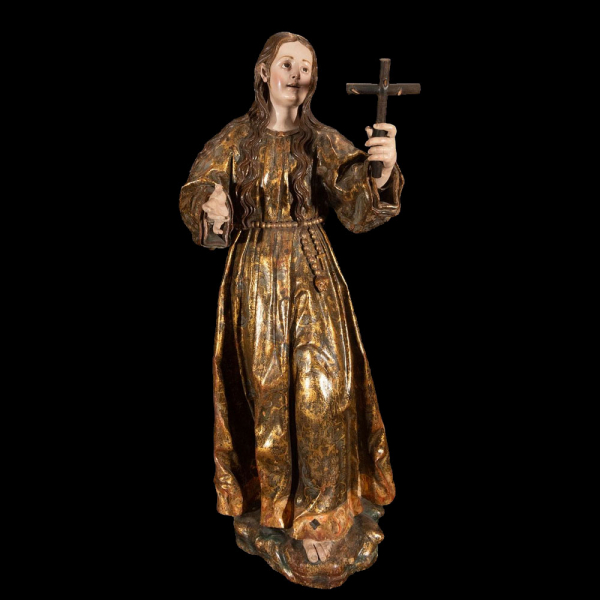 Atribuido a PABLO DE ROJAS (Alcalá la Real, 1549 – Granada, 1611) "María Magdalena". Escuela Granadina del siglo XVI. 