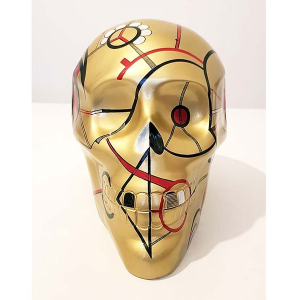 Silvino López Tovar – Xantolo Oro – Acrílico Sobre Fibra de Vidrio