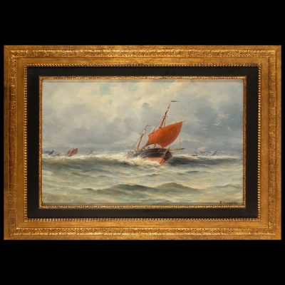Lote Destacado - Félix Resurreccion Hidalgo y Padilla (1857–1915) - Escuela Filipina del siglo XIX