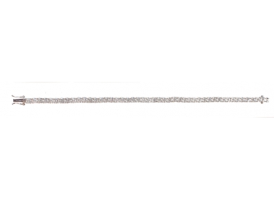 Pulsera rivière firmada DURAN con 47 brillantes