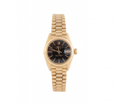 Reloj de pulsera ROLEX lady Datejust president en oro amarillo de 18K