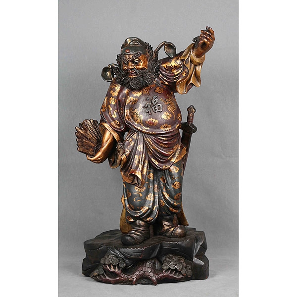 Gran escultura china ZHONG KUI