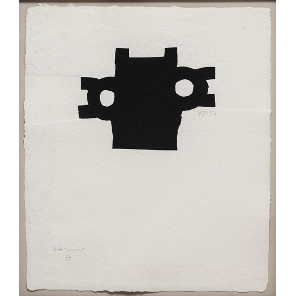 "Kutxa"  EDUARDO CHILLIDA (San Sebastián, 1924-2002) 