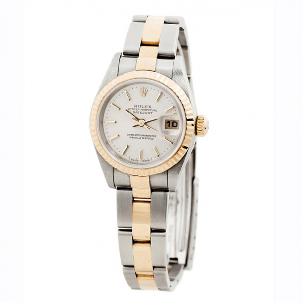 Reloj suizo sra. ROLEX, mod. Lady Oyster Perpetual Date Just, ref 79173 -cronómetro certificado.
