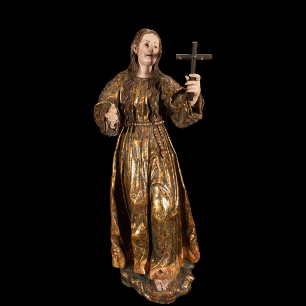 PABLO DE ROJAS (Alcalá la Real, 1549 – Granada, 1611) Atribuido "María Magdalena"  Escuela Granadina del siglo XVI 