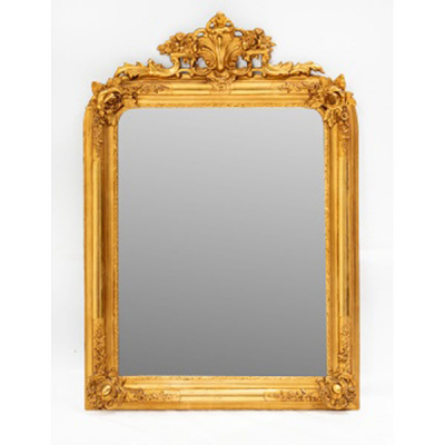 Espejo Estilo Luis XVI. &Eacute;poca Napole&oacute;n III. Francia.