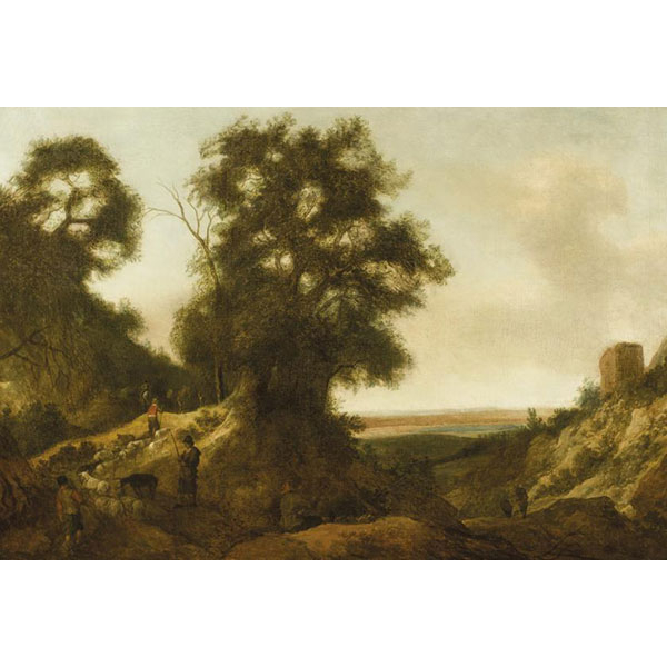 Pieter de Molijn. Escena pastoril