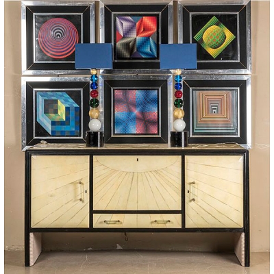 Aparador con mueble bar franc&eacute;s