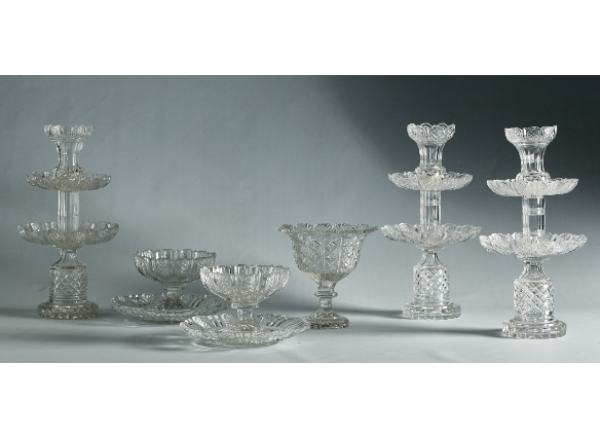 Conjunto de centros de mesa en cristal Baccarat?