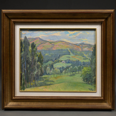 &quot;Campo de Golf de Fuenterrabía&quot;   GASPAR MONTES ITURRIOZ (Irún, 1901 -1998)