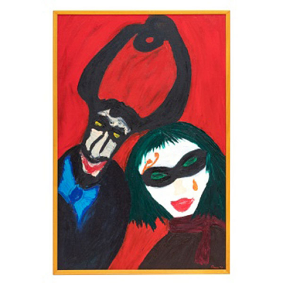 ELENA GARAY ACHA  (Bilbao 1965) &quot;Carnaval I&quot; Firmado: Elena 97