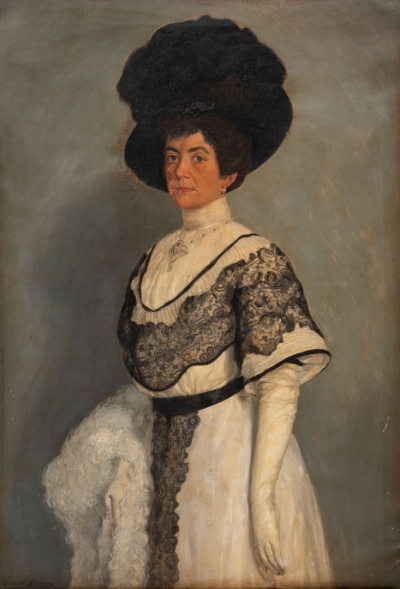 MANUEL LOSADA  (Bilbao 1865 - 1949) &quot;Retrato de dama&quot;