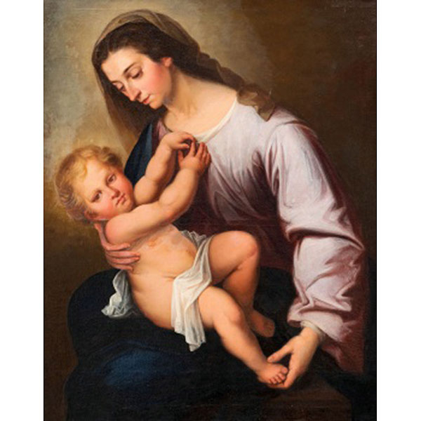 ALONSO MIGUEL DE TOBAR  (Higuera 1678 - Madrid 1758) "Maternidad"