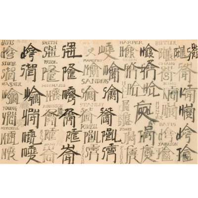 Xu Bing. New English Caligraphy