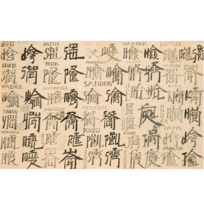 Xu Bing. New English Caligraphy