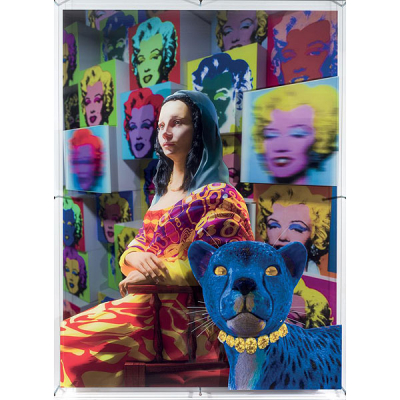 Pedro Sandoval. Serie Monalisa Marilyn &amp; Cheetah