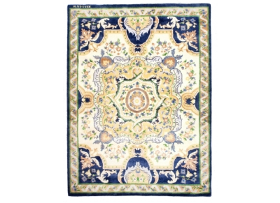 Alfombra firmada Miguel Stuyck con diseño de Aubusson