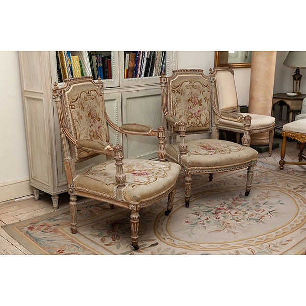  con tapicer&iacute;a Aubusson , Napole&oacute;n III