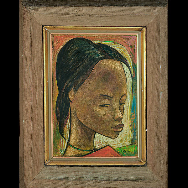 Ángel Botello y Barros (Galicia, 1913 - Puerto Rico, 1986) - Mujer haitiana (h.1950).
