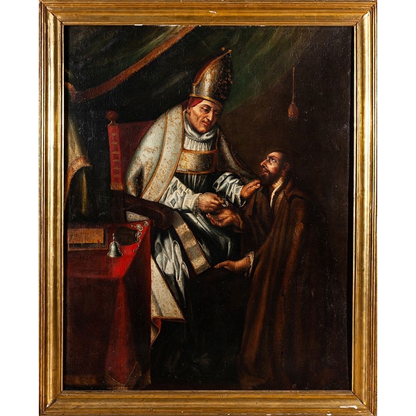 Escuela española S.XVII "San Tomás de Villanueva"