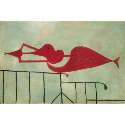 &Oacute;scar Dom&iacute;nguez. "Sin t&iacute;tulo - Desnudo". &Oacute;leo sobre lienzo.