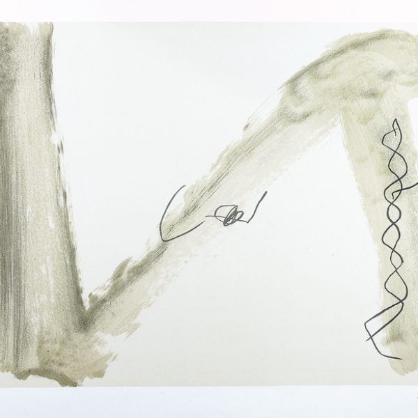 "N á l´envers"  ANTONI TAPIES (Barcelona, 1923 - 2012)