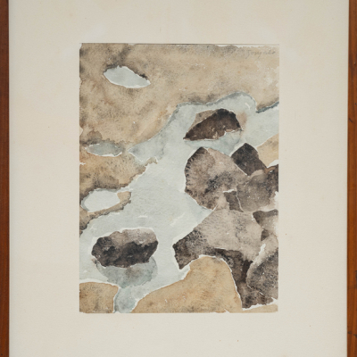 &quot;Arenas&quot;  GONZALO CHILLIDA (San Sebastián, 1926-2008)  Firmado: Gonzalo  Técnica: Acuarela/papel