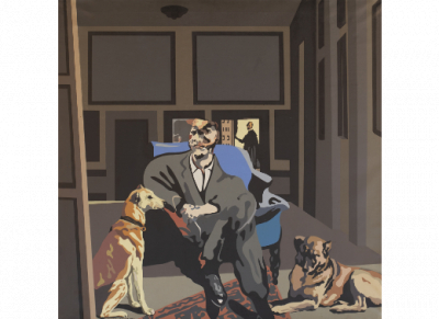 EQUIPO CR&Oacute;NICA (act.1964 - 1981) El Sal&oacute;n, 1971  Serigraf&iacute;a sobre lienzo.