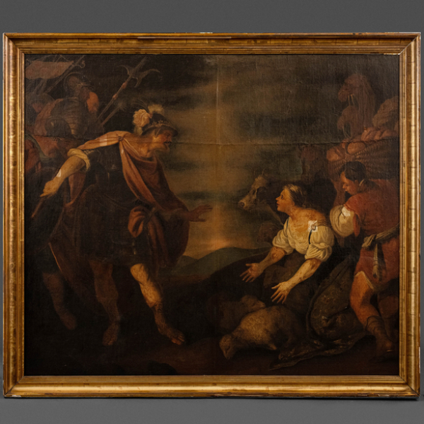 "El prudente Abigail"  Escuela Española, Siglo XVIII 