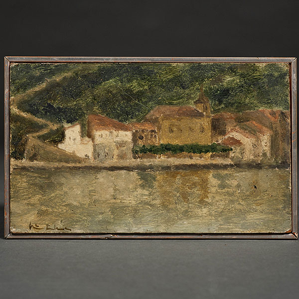 "Vista de Pasajes San Juan" Autoría: MARIA ELENA IRIBARREN (San Sebastián,)