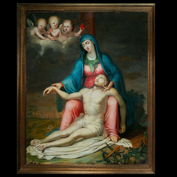 Importante Pietà, José Camarón Bonanat (o Boronat) (Segorbe, Castellón, 18 de mayo de 1731-Valencia, 14 de julio de 1803)