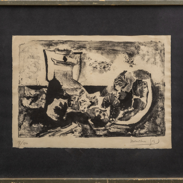 "Bodegón"  MENCHU GAL (Irún, 1919 - San Sebastián, 2008)