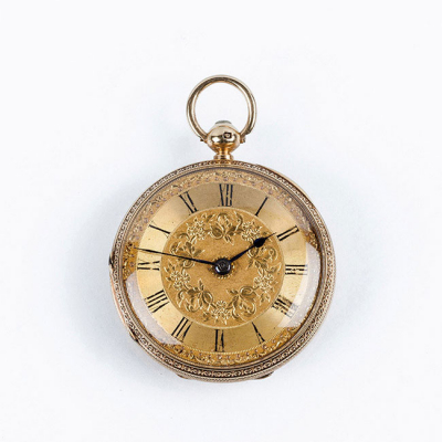 Delicado reloj lepine R. STEWART, Argyle &amp; Buchanan Sts., Glasgow, Nº 16044. En bella caja de oro, 43 mm,  