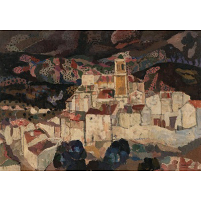 AGUSTIN REDONDELA  (Madrid 1923) "Vista de Toledo"