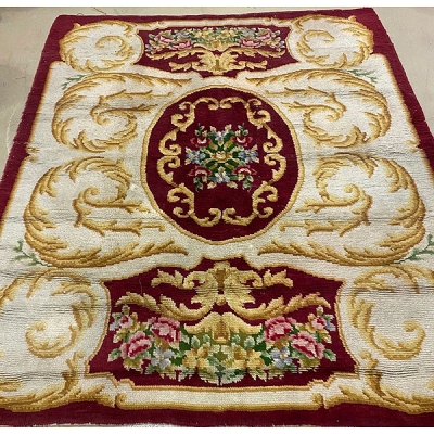 Alfombra de nudo turco tipo Real F&aacute;brica de lana