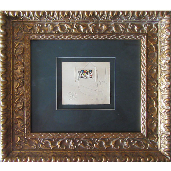 Joan Miró: "Sello homenaje a Picasso" 6/15