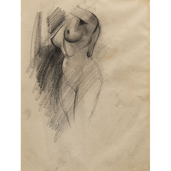 "Desnudo de Mujer"   ISIDORO GUINEA (Bilbao, 1893-1947) Lápiz/papel