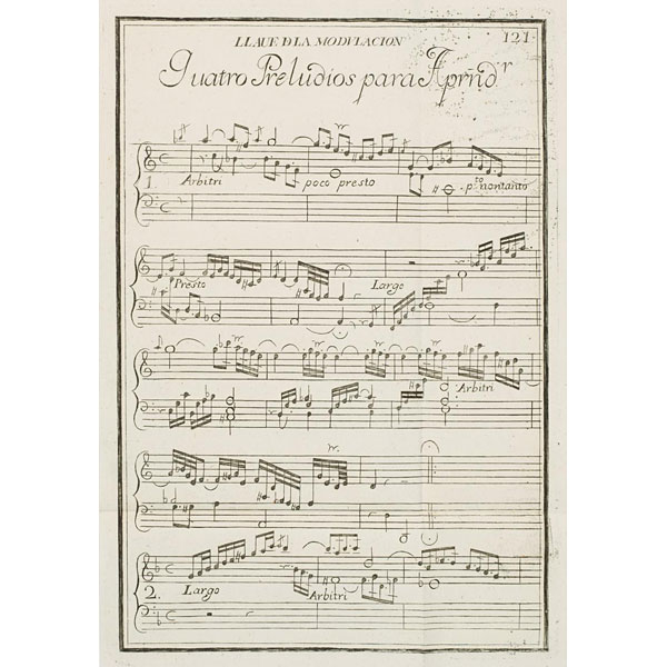 ANTONIO SOLER.- "LLAVE DE LA MODULACIÓN Y ANTIGUEDADES DE LA MUSICA