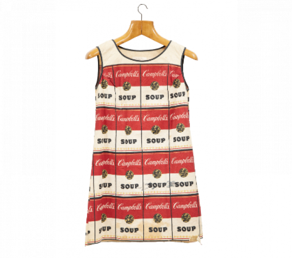 ANDY WARHOL (Pittsburgh, 1928 - Nueva York, 1987)  The Souper Dress, c.1966-8 original.  Ed.Campbell's Soup Company. 