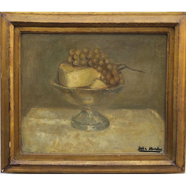 Sofía Morales Sandoval  "Bodegón con uvas y queso" 