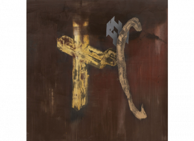 JOSÉ MANUEL BROTO (Zaragoza, 1949).  Neuvième Journée, 1989.   Acrílico sobre lienzo. 