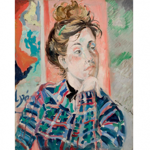 EMILIO GRAU SALA (1911 - 1975) "Jeanne (1939)". &Oacute;leo sobre lienzo. 