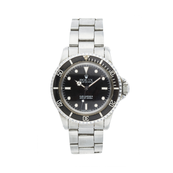 Reloj Rolex Submariner &laquo;Non-Serif&raquo; Oyster Perpetual de pulsera para caballero, c.1976. En acero, Ref.: 5513/2698089.