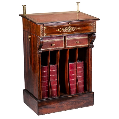 Escritorio cartonnier ingl&eacute;s Regency